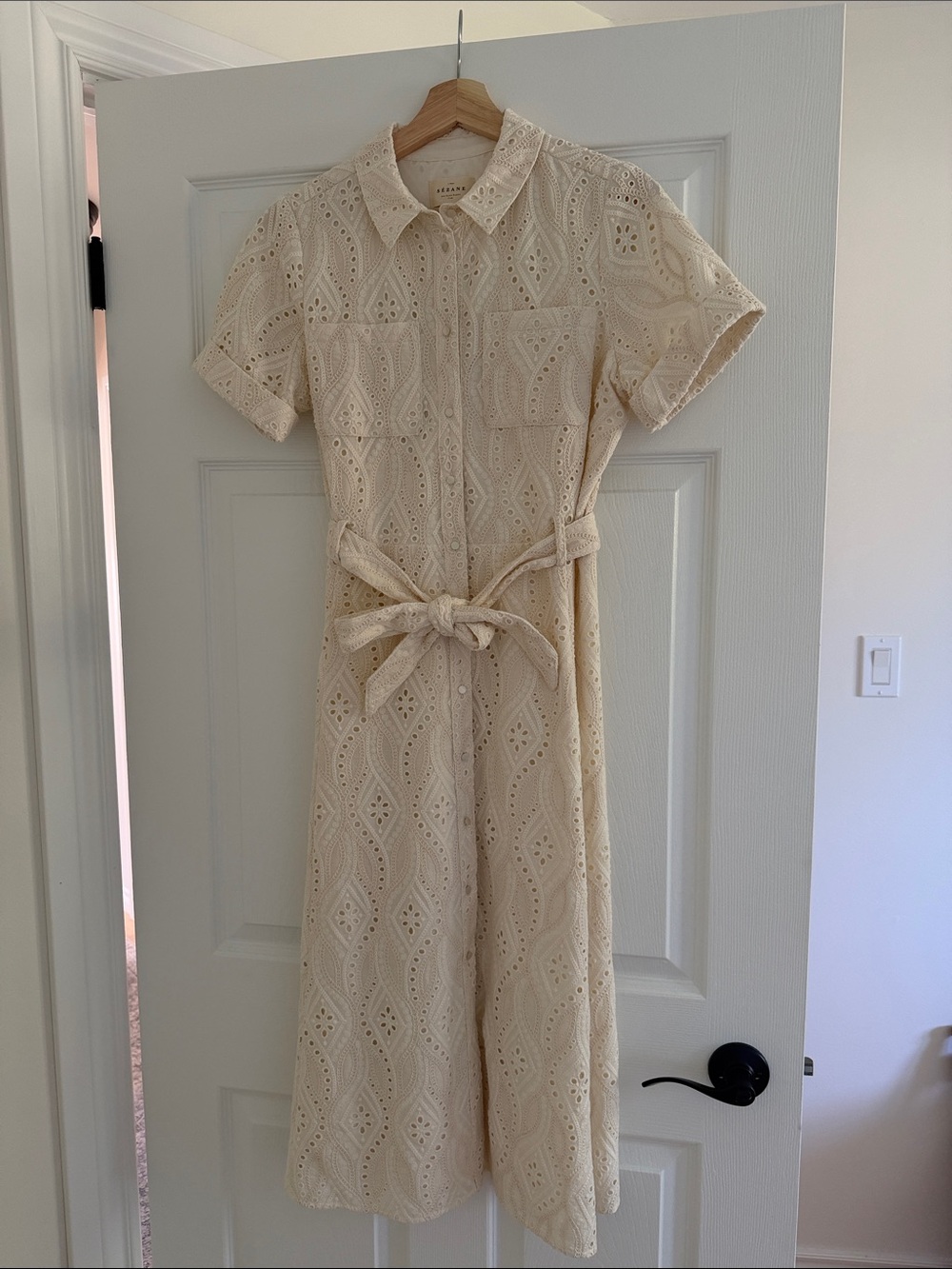 Sezane Eyelet Dress